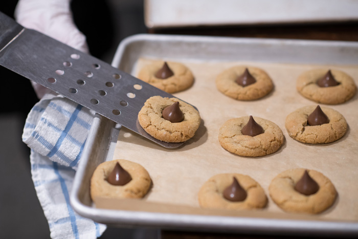 cookies on a tray