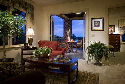 Image of balcony from inside