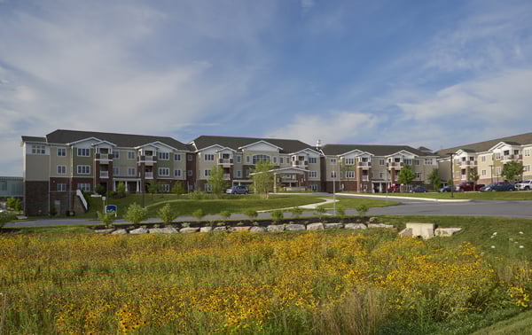 Outdoor of Landis Homes retirement community.