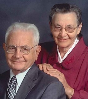 A senior couple