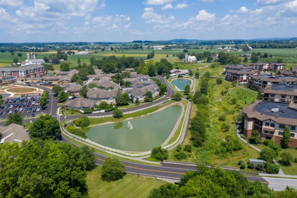 Landis Homes from a birds eye view.