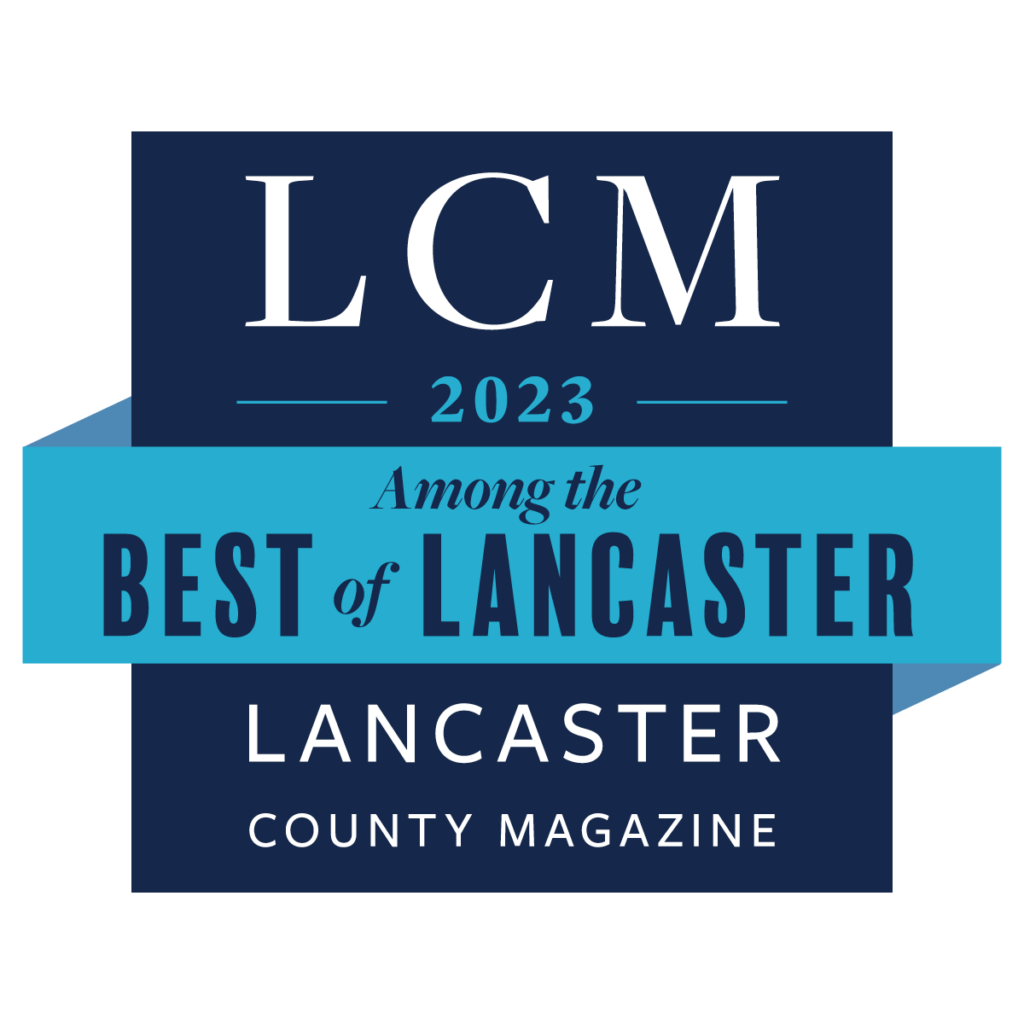 Lancaster County Magazine Among the Best of Lancaster 2023 award. 