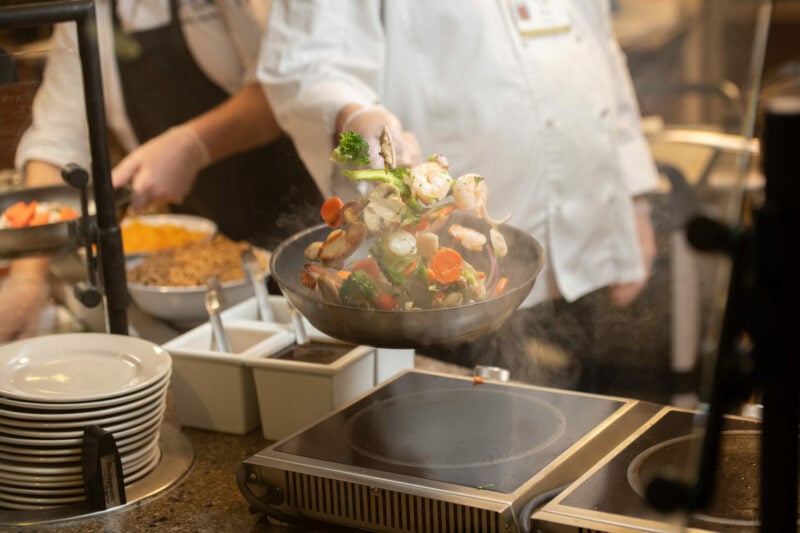 Garden Cafe chef.