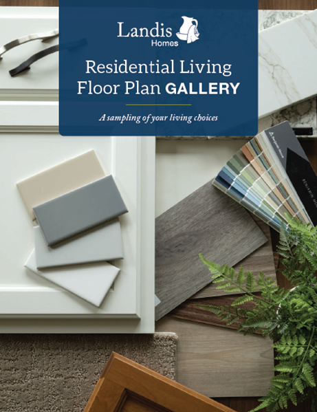 Residential Living Floor Plan Brochure.